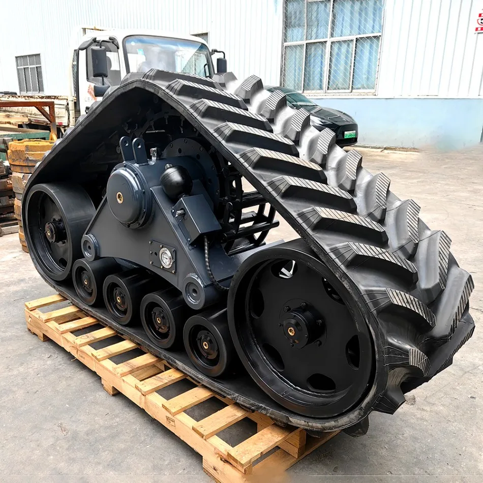 Claas 370 Freeshipping Harvester Rubber Track Conversion System Tractor Triangle Systems For Construction Machinery