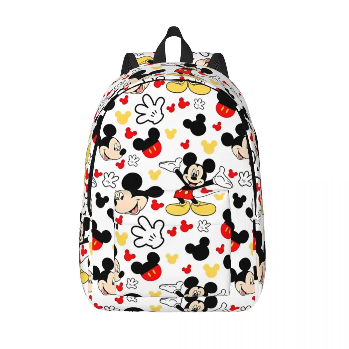 

Kawaii Mickey Mouse Fashion Backpack Lightweight Student Work Cute Cartoon Daypack for Men Women College Shoulder Bag