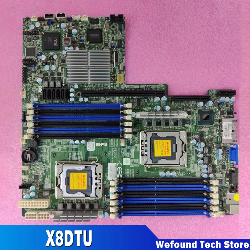 For Supermicro Server Motherboard Xeon Processor 5600/5500 Series 82576 Dual-Port Gigabit Ethernet Controller X8DTU