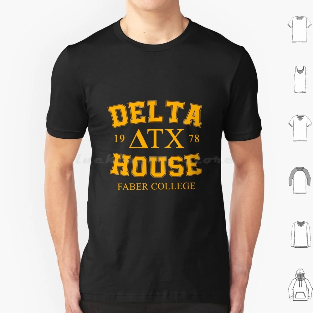 

Classic Art Delta House T Shirt T Shirt Cotton Men Women DIY Print Animal House Delta House Animal House Movie Movie Film 70s
