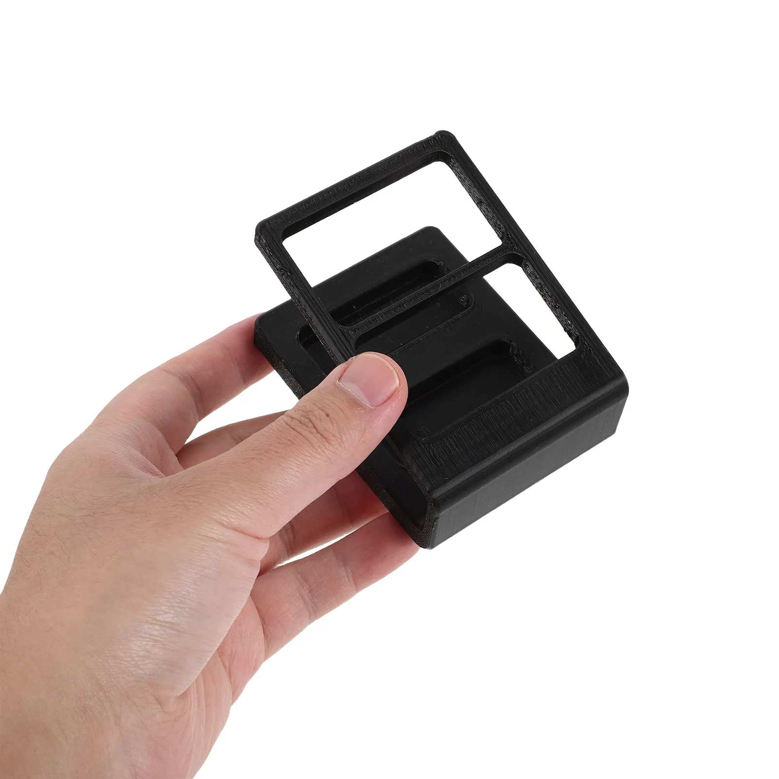 2Pcs Remote Control Holder Organizer Compartments Desk Remote Holder Stable Base Space Saving for Bedroom Nightstand Couch Hotel