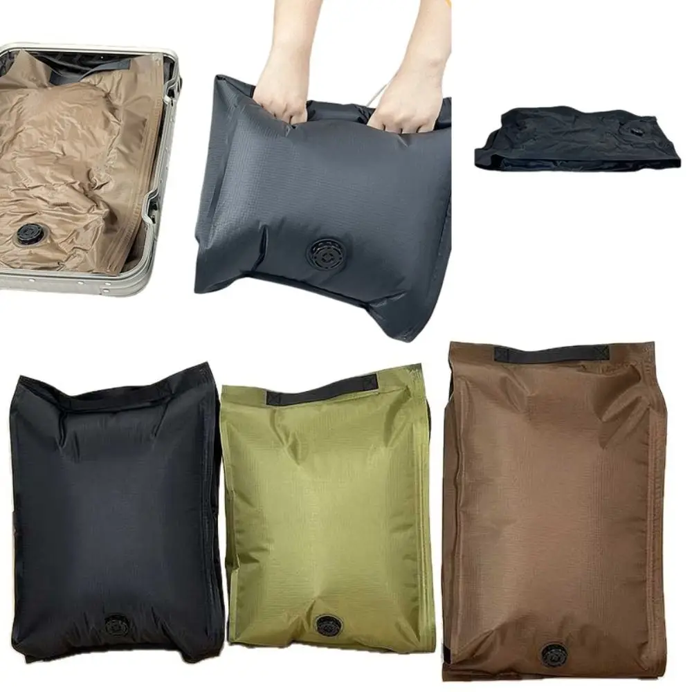 

Многоразовые вакуумные пакеты для путешествий, водонепроницаемые, ручные, для сжатия, экономящие место, пылезащитные, для хранения багажа