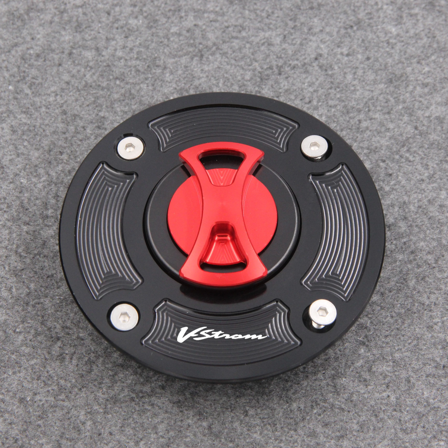 Keyless Motorcycle Fuel Gas Tank cap Cover For Suzuki V-Strom 1000 / DL1000 2002-2012, VStrom 650 / DL650 2004-2011