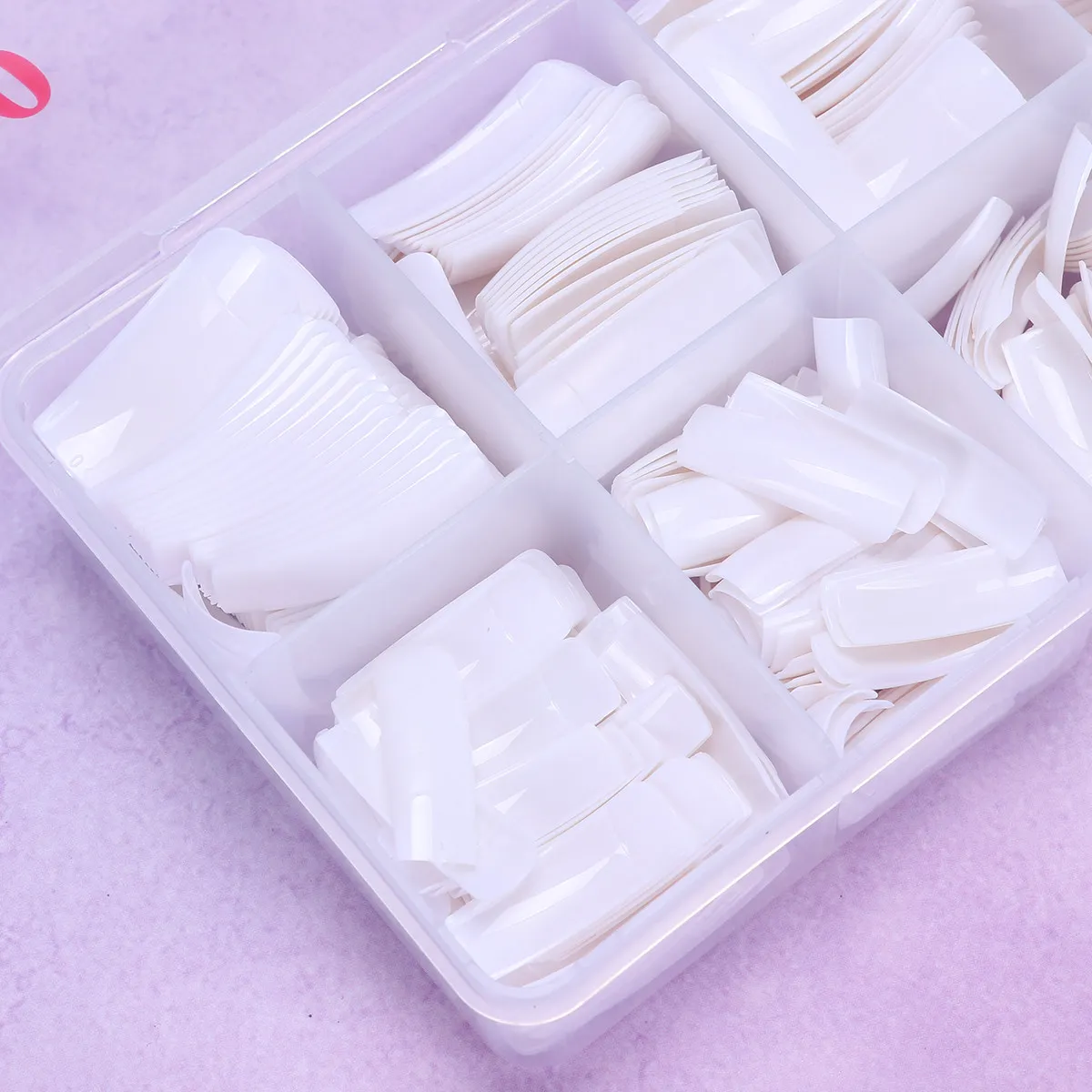 

500 шт. накладных ногтей разных размеров, полукруглые, для индивидуального дизайна, маникюра, наклеек, для женщин, на праздники и вечеринки