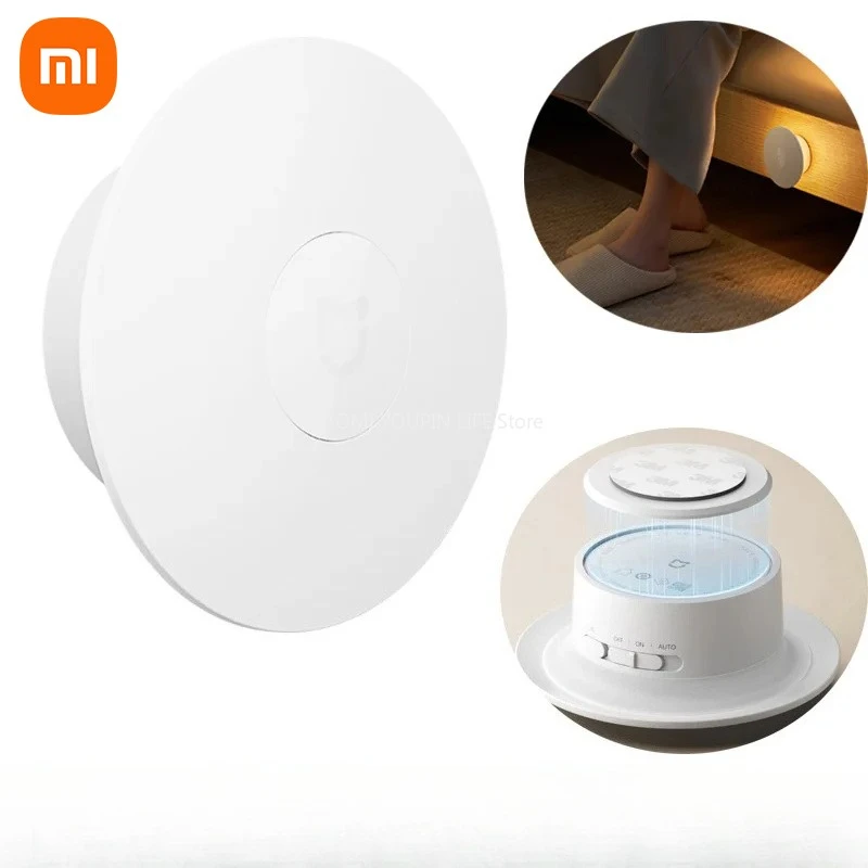 

Original Xiaomi Night Light 3 Version Motion Sensor Adjustable Brightness Smart Night Light Human Light Sensor Night Lamp New