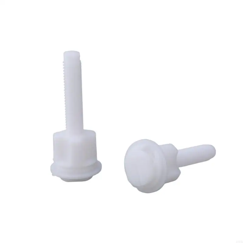 ABS Toilet Cover Screw Set Secure & Long Service Bathroom Fixture Fasteners Toilet Lid Mounting Set for Bathroom