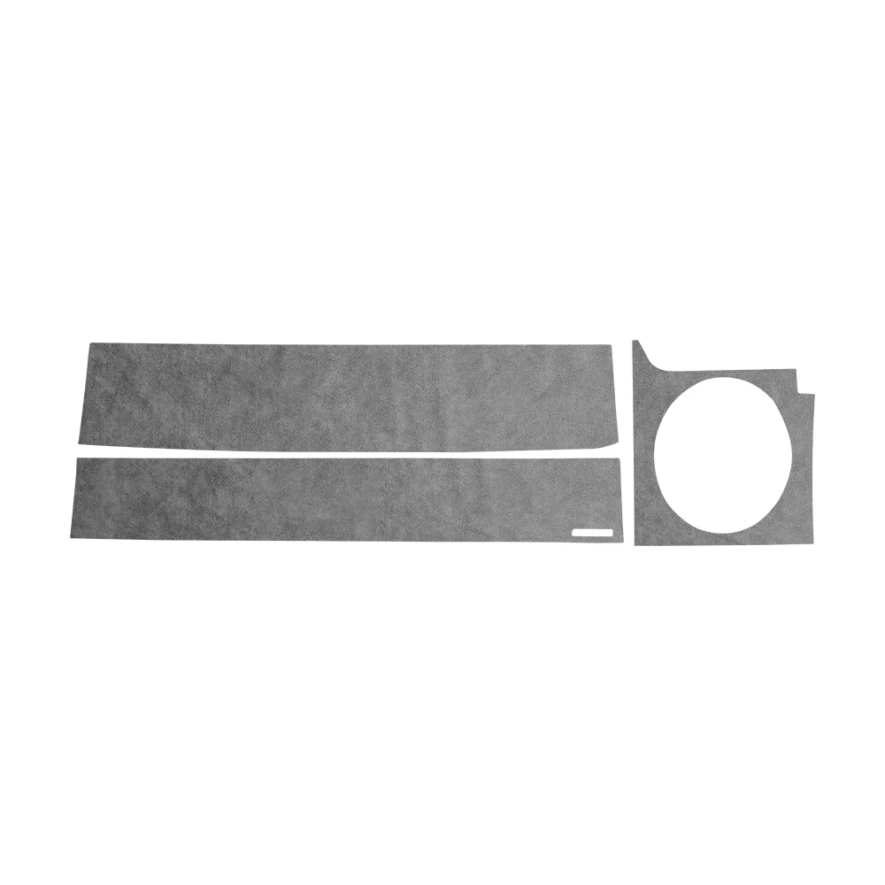 For Ford Mustang 2005-2009 Soft Suede Fabic Car Co-Pilot Instrument Panel Trim Strips Interior Accessories Decoration Sticker