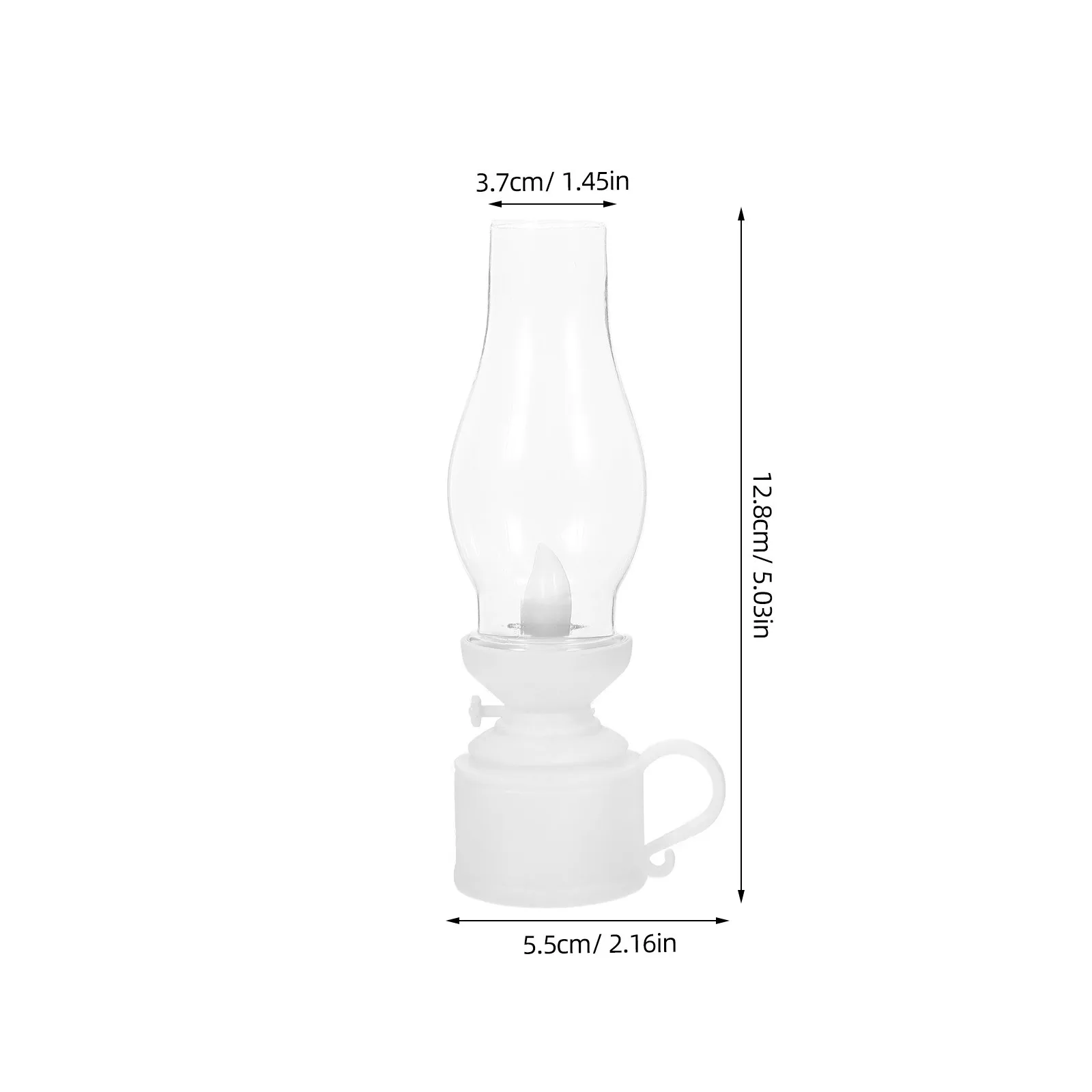 Lâmpada eletrônica vintage retrô lâmpada de óleo design de plástico para uso interno e externo lâmpadas de plástico