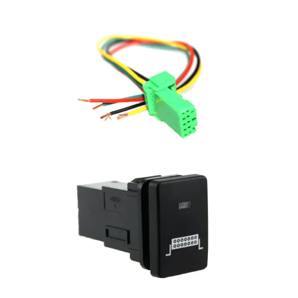 Driving Recorder Symbol Push Button Switch ABS Blue Light Control for Toyota for 4runner for camry for tacoma