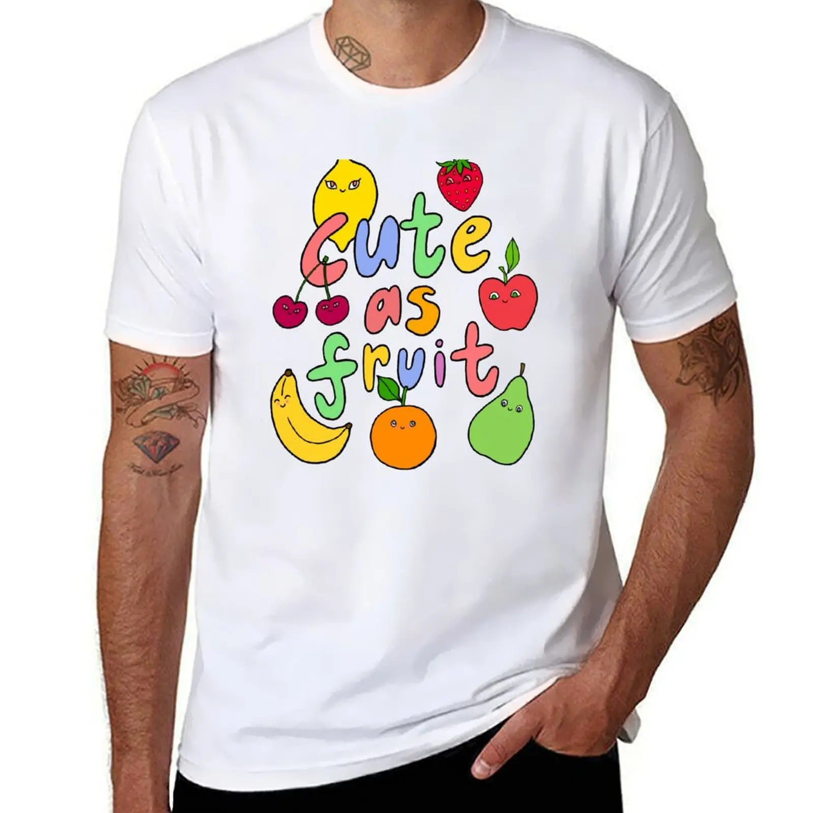 

Cute as Fruit! By Lucy Isaacs T-Shirt funny t shirts dark humor t shirts for man graphic vintage T-Shirt