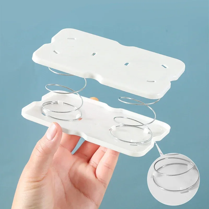 Creative Spring Holder Tissue Box Automatic Lift Loaded Bracket Tissue Box Spring Lifting Support for Home Storage Supplies
