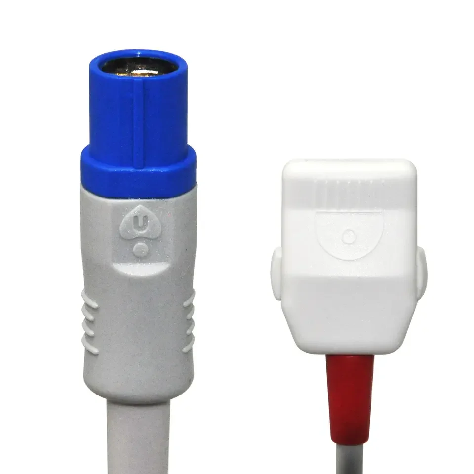 High Quality spo2 extension cable to 7pin-8J Compatible with Drager