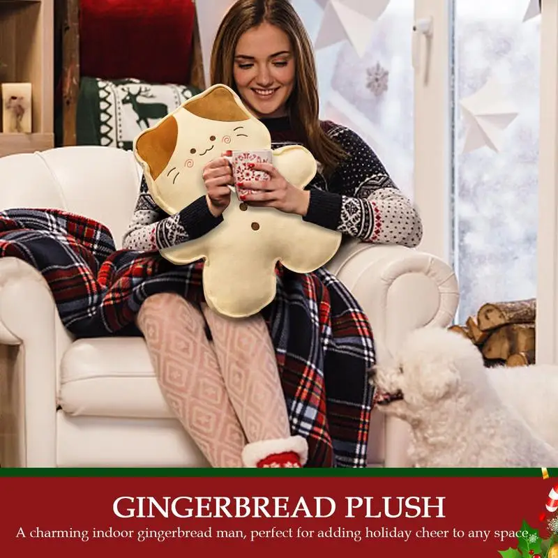 Gingerbread Gingy Plush Stuffed Toys Creative Adorable Stuffed Toys Soft Comfortable Gingerbread Man For Men Women Children