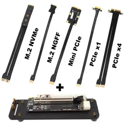 Laptop External Graphics Cards Stand Bracket&Base PCIe 3.0 M.2 NGFF/M.2 NVME/mPCIe/PCIe X1/PCIe X4 Extension Cables eGPU ITX STX