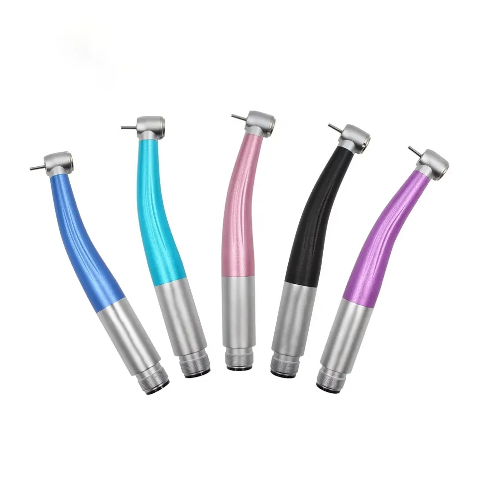 Circle Led Light Colorful Shadowless Handpiece Air Turbine 5 Water Spray