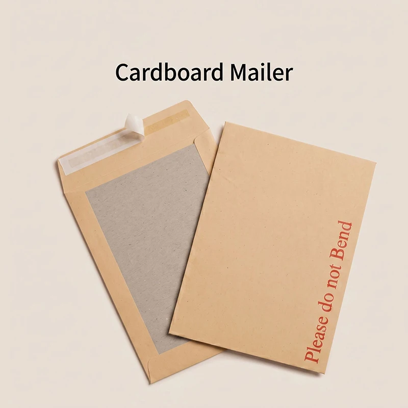 10pcs C4 C5 Sealing Strip Envelopes 120g Cardboard Paper Invitation Small Business File Folder Stationery Supplies Storage Bag