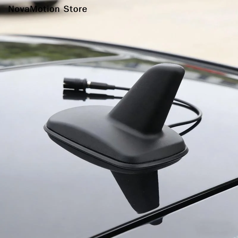 [NM]Universal Car Accessories AM FM Radio Antenna Fin Antenna Replacement Parts RAKU Female Connector Waterproof Signal Booster