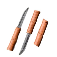 Damascus Pattern Kitchen Knives Boning Paring Knife Meat Cleaver Barbecue Cutting Fishing Fruit Utility Knife Cooking Tools 5