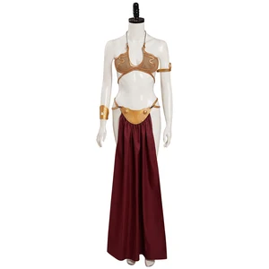 Princess Leia Cosplay Custom for Women, Sexy Slave Dress, Movie Space Battle, Fantasy Disguise Bikini Set, Adult Clothing Roleplay 8 Main Sales Princess Leia - №4