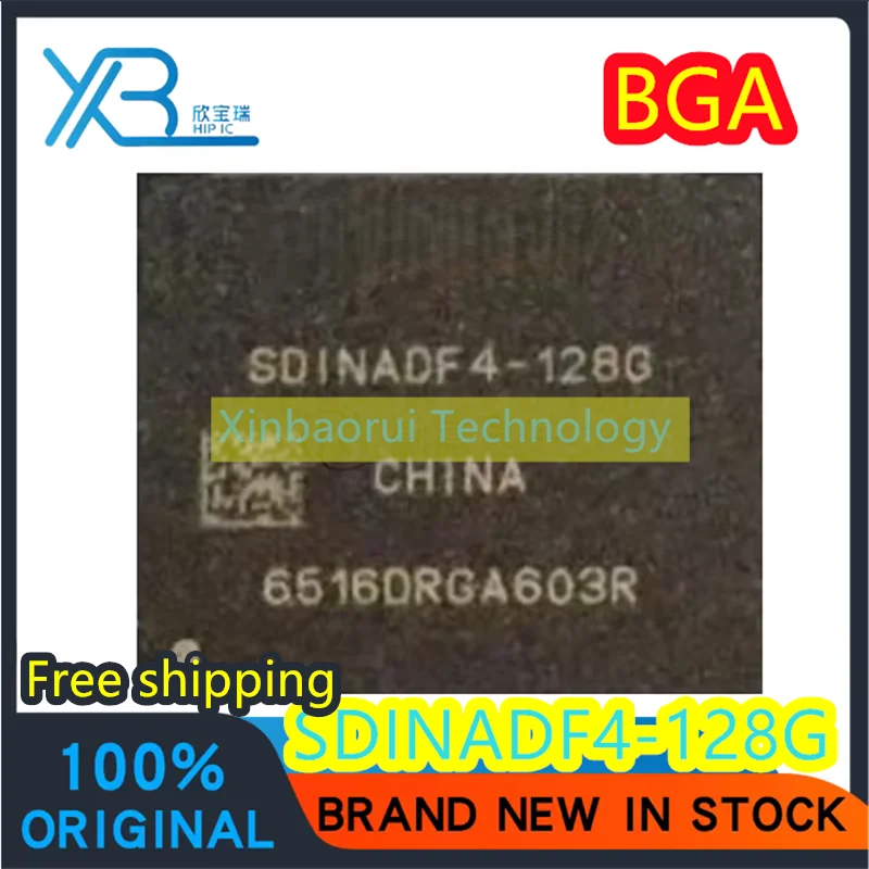 

(1/5pieces) SDINADF4-128G 128GB FBGA153 EMMC 5.0 version storage flash memory 100% new original consumer Free shipping