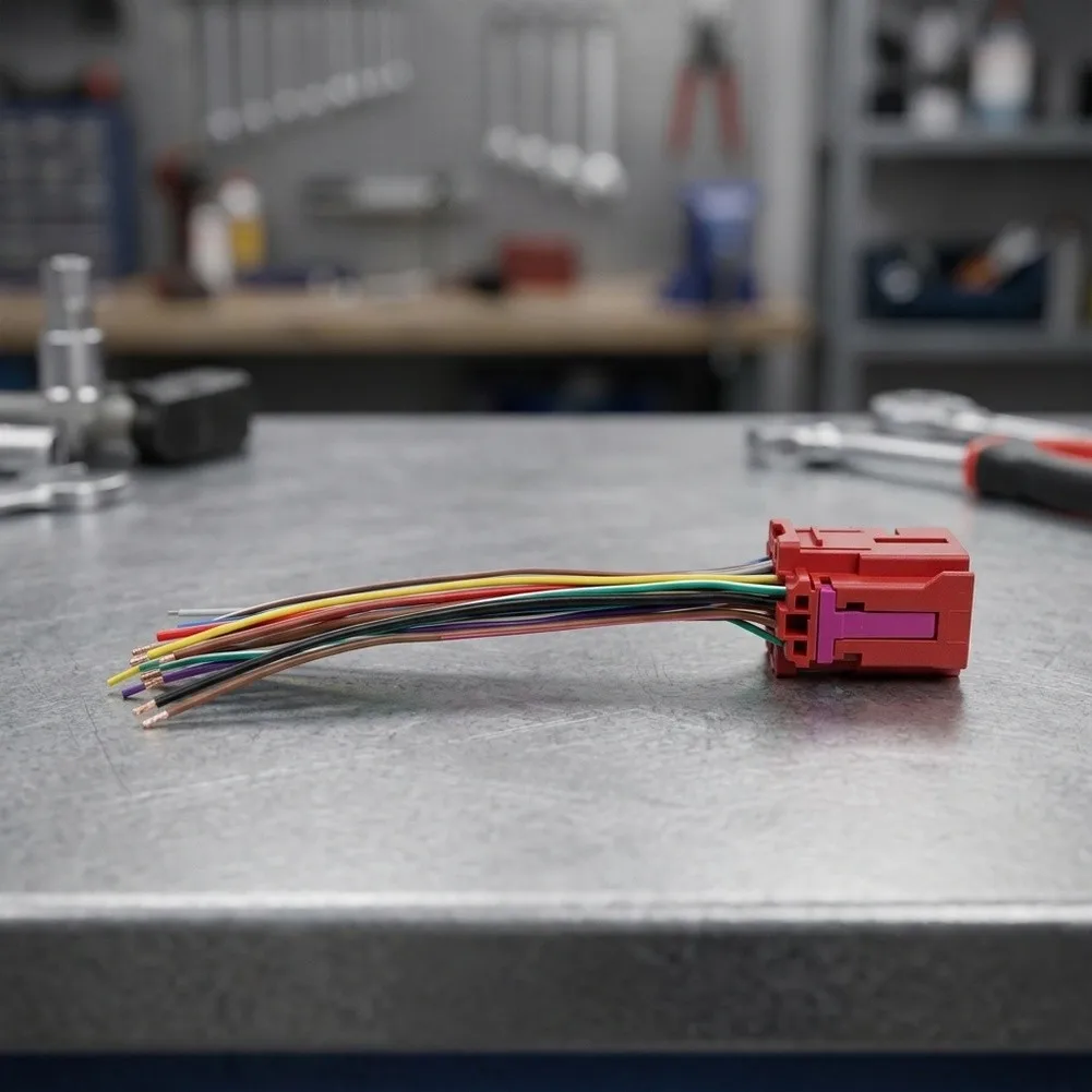 Automotive Electrical Part 17Pin Seat Connector For Car Interior Repair ABS Material Construction Wear Resistant Design