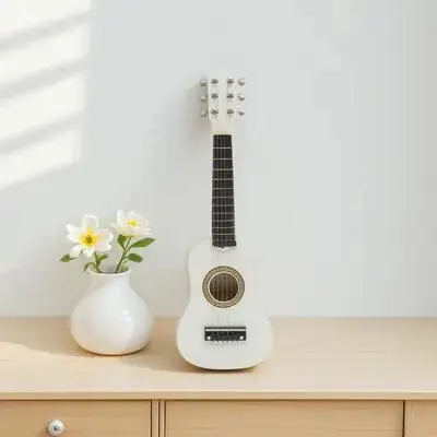 

21 Inch Mini Beginner Guitar Acoustic Folk Musical Instrument for Kids Beginner Music Instrument Toddler Travel Toy