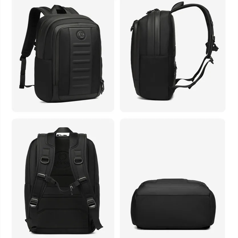 OZUKO Business Waterproof Travel Backpack Large Capacity School Bag Multi-Functional 17.3 Inch Laptop Backpacks For Man