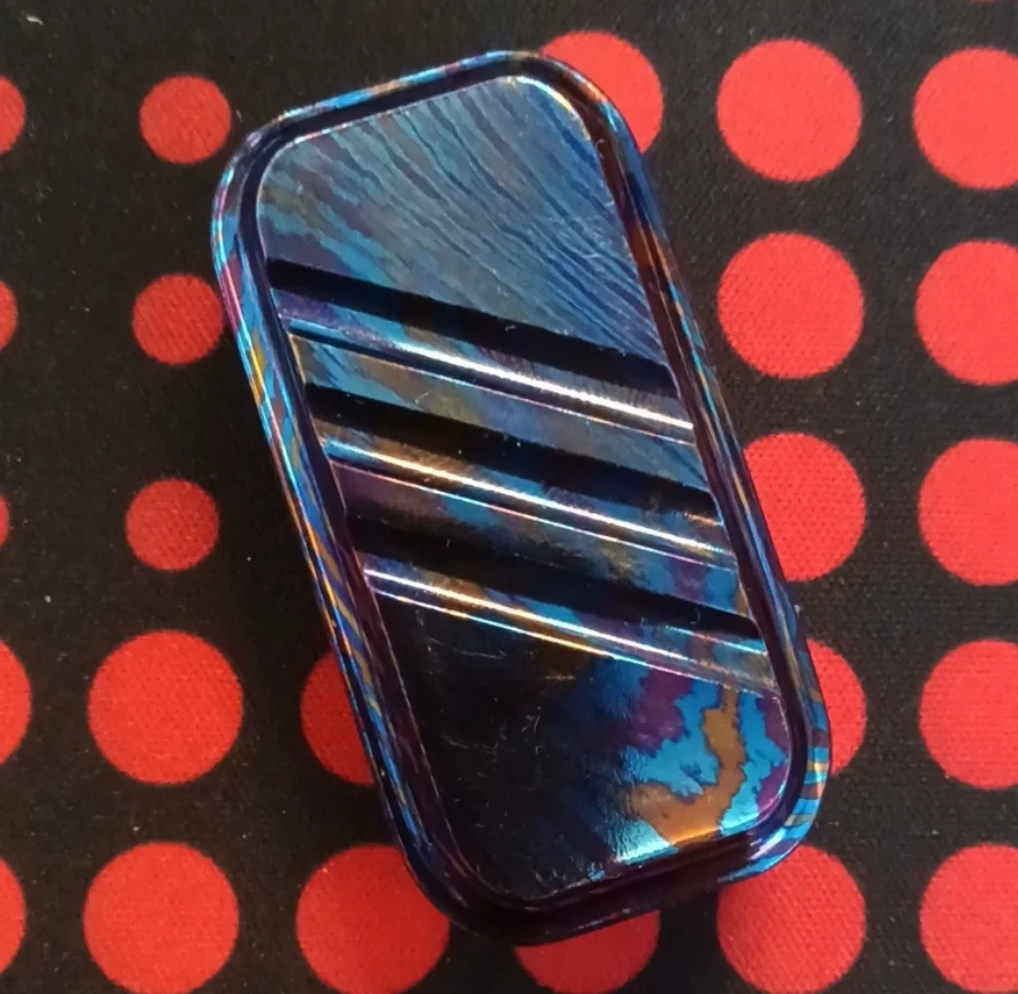 

Used EDC KAIS timascus fidget slider decompression toy