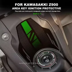 Motorcycle Fuel Tank Pad Sticker For KAWASAKI Z900 Z 900 Z900 2023 2024 Waterproof Scratch-Resistant 3D Resin Protective Sticker