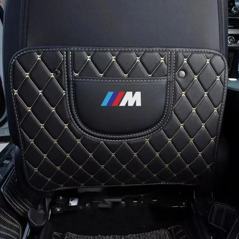 

PU Leather Car Anti-Kick Mats Auto Seat For BMW M E34 E36 E60 E90 E46 E39 E70 F10 F20 F30 X5 X6 X1 M3 M5 M6 E71 F01 F02 F87
