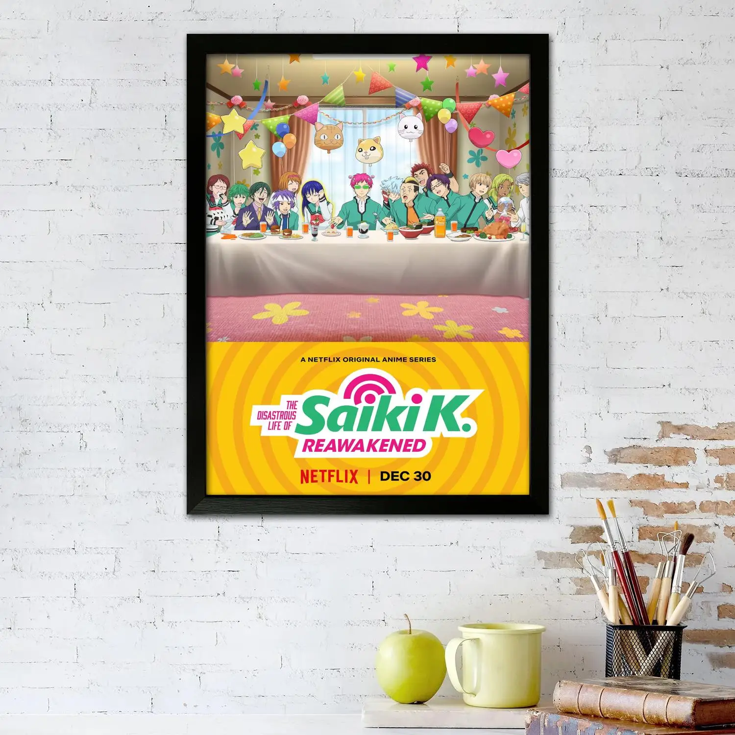 The Disastrous Life Of Saiki K Reawakened Poster Prints Wall Art Canvas Painting Poster For Modern Family Living Room Home Decor