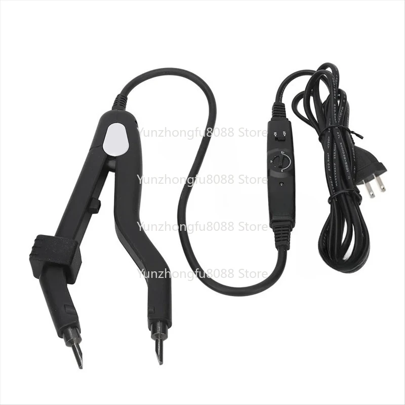 A72Z US Plug Mini Heating Tip Hair Extension Iron Hair Extension Adjustable Temperature Iron Keratin Bonding Tool Heat Iron