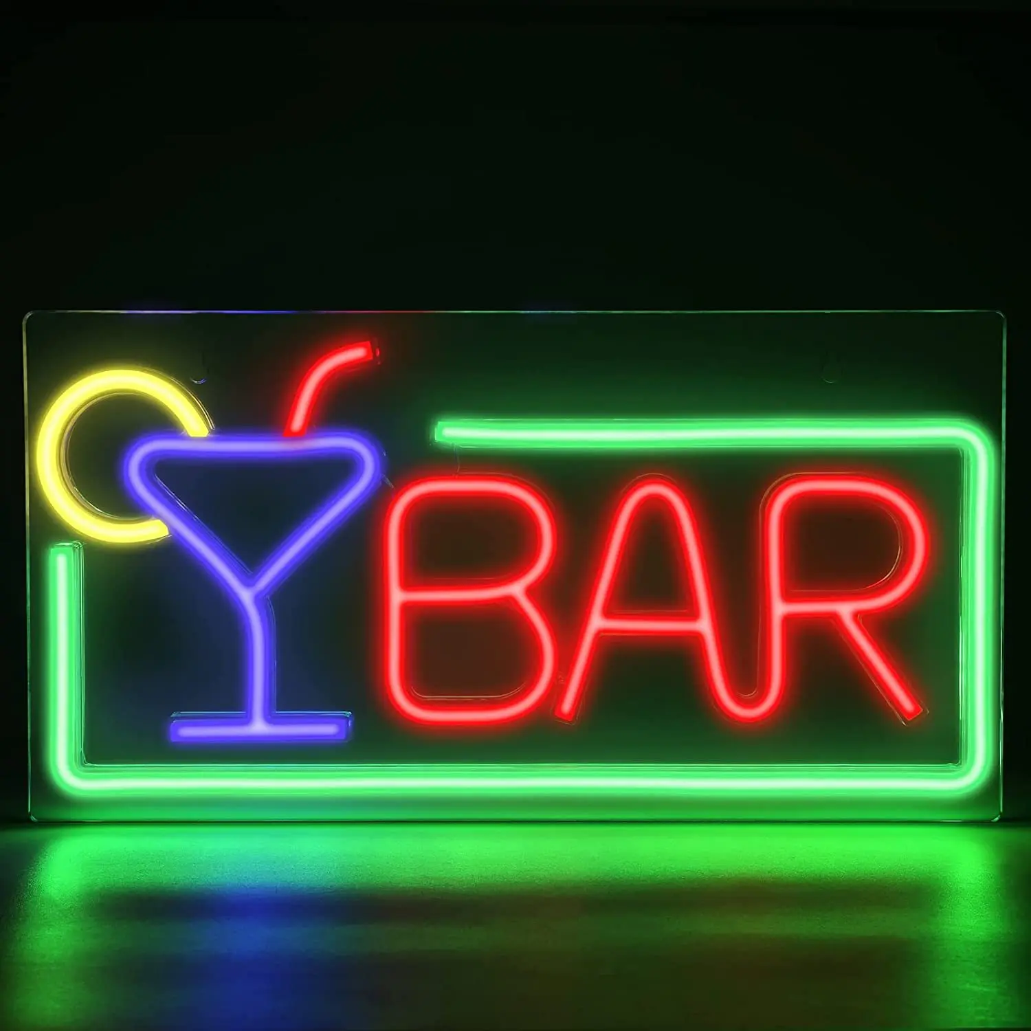 BAR Neon Sign Beer Time Shop Restaurant Hotel KTV Decor Led Neon Light Bedroom Wall Kitchen Personalized Night Light USB Power