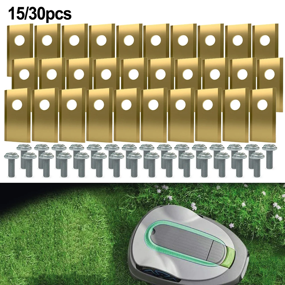 

18/ 30pcs Stainless Steel Blades For Worx Landroid Robotic Lawnmower Cutting Blade Set Lawn Mower Part
