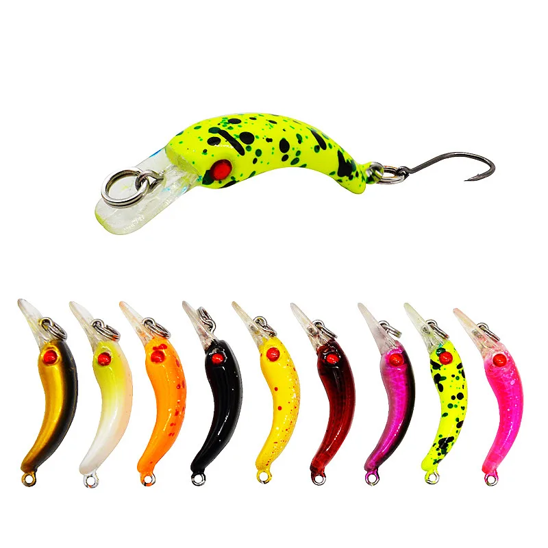 

Mini Single Hook Mino Bow Mino 1.5G Lure Fishing Gear Fake Lure Fishing Bait