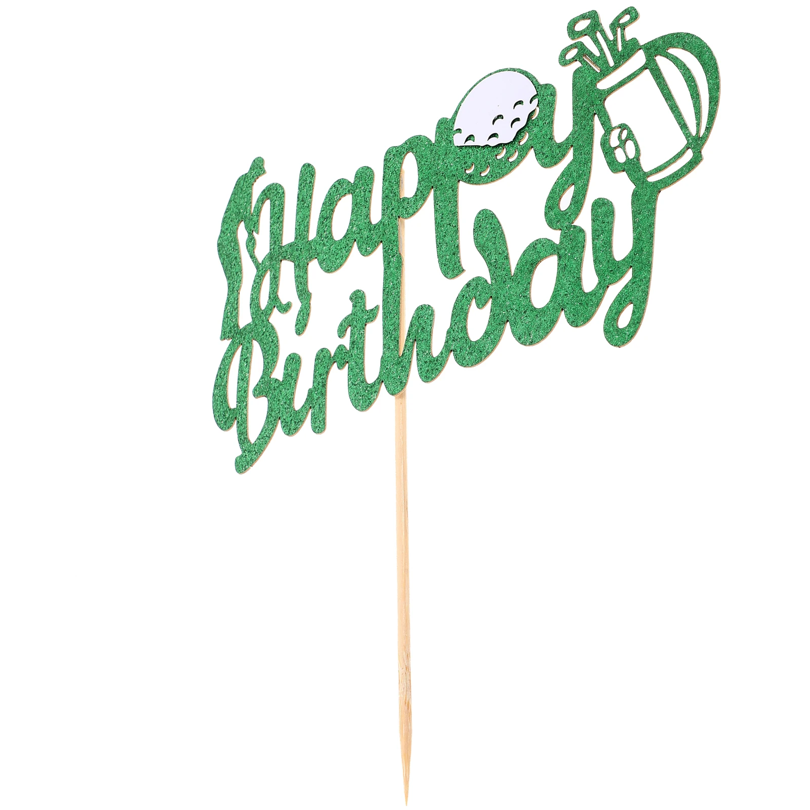 

5pcs Decorations Toppers for Men Birthday Party Cupcake Picks Cake Insert Paper Cake Decors Decorations