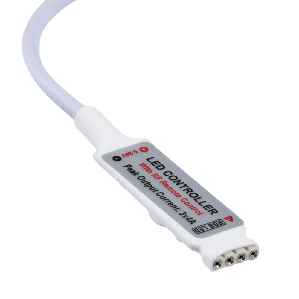 شريط LED خافت تحكم عن بعد RF صغير 15 مفتاح مزدوج اللون وحدة تحكم ضوء شريط درجة الحرارة