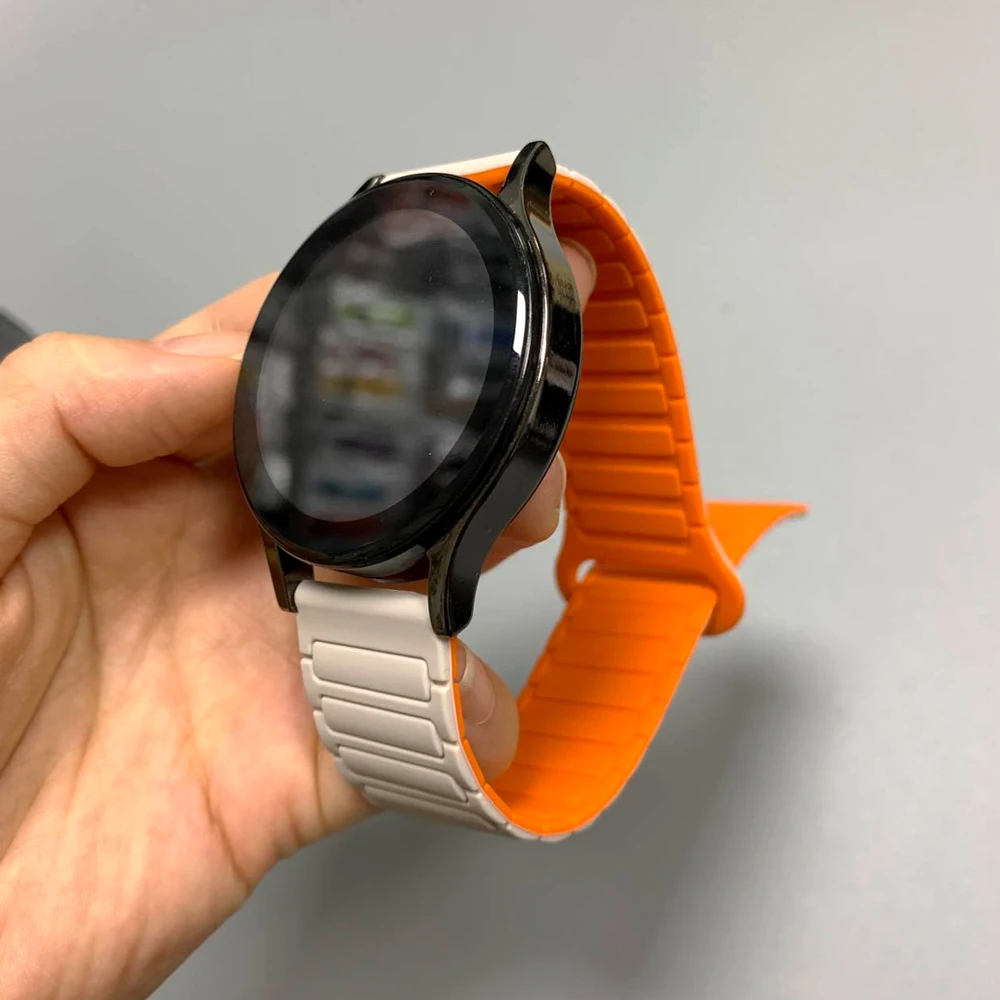 20 مللي متر 22 مللي متر حزام ناعم ل Amazfit Active 2 التوازن 2 سيليكون الفرقة AMAZFIT BIP6 5 وحدة GTR 4 3 2E GTS 4 mini 3 سوار مغناطيسي