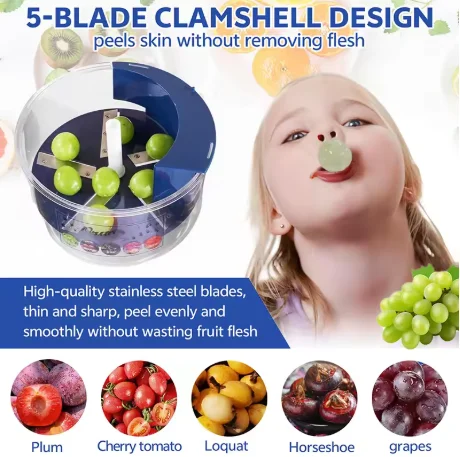 

Automatic Electric Grape Peeler Machine Kitchen Precision Peeler Electric Grape Peeling Machine For Home Use Kitchen Gadget