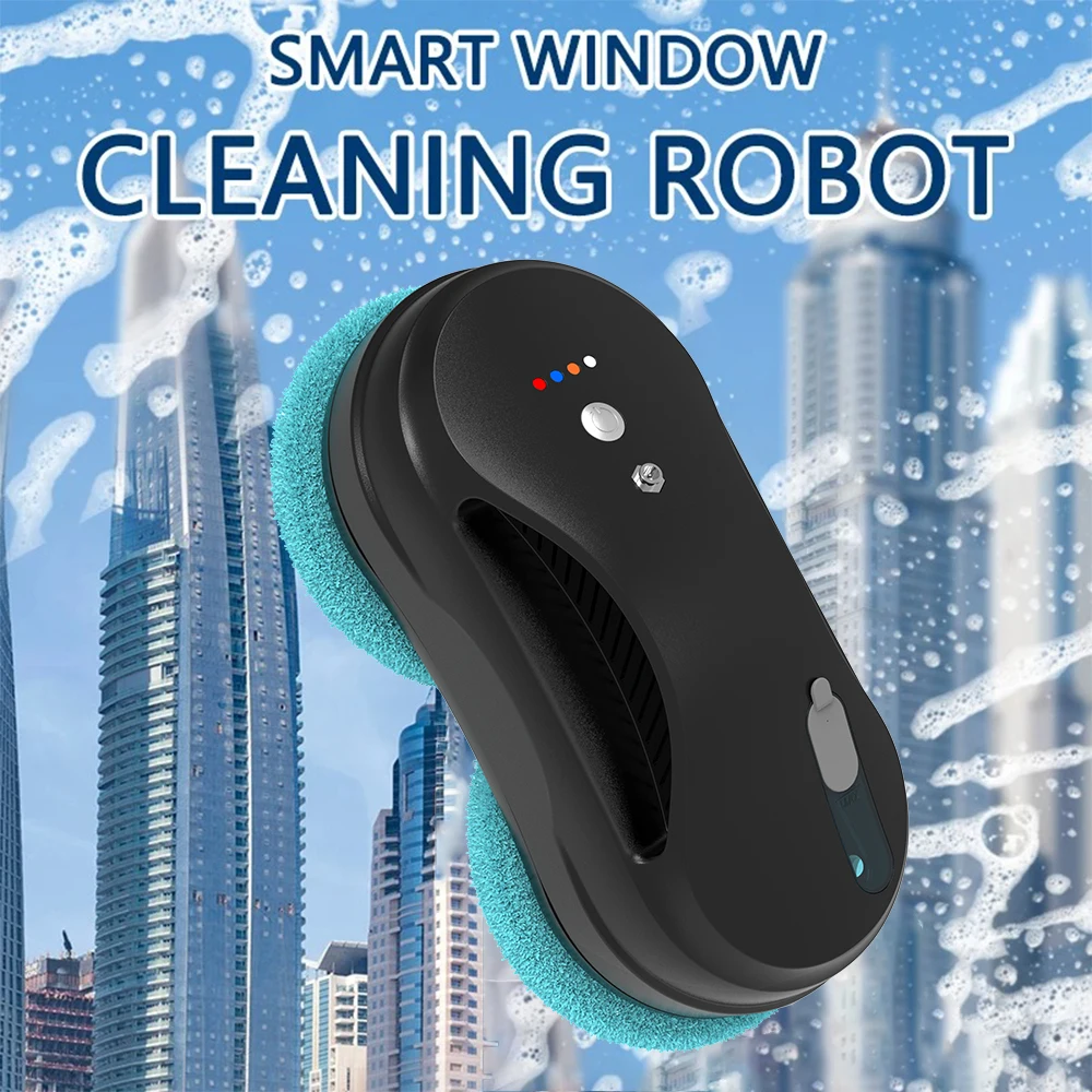 Purerobo W-R3S Glass Window Cleaning Robot With ​APP Smart Automatic Water Spray  High Suction Power Suitable For Home