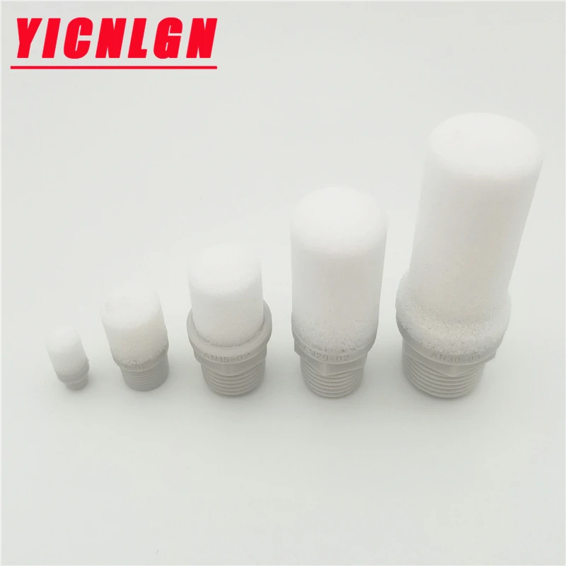 Small resin muffler AN05/AN10/AN15/AN20/AN30/AN40-M5-01-02-03-04-C06-C08-C10-C12