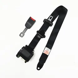 Universal 3-Point Seat Belt Straps for Car Truck Bus Van Emergency Locking Safety Harness Auto Lap Belt