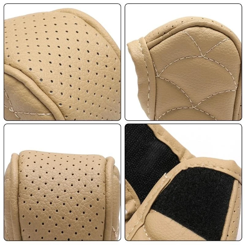 

Car Shifter Cover PU Leather Protector Breathable Leather Shifts Knob Cover Gear Shifts Knob Sleeve for Stick Shifts Knob