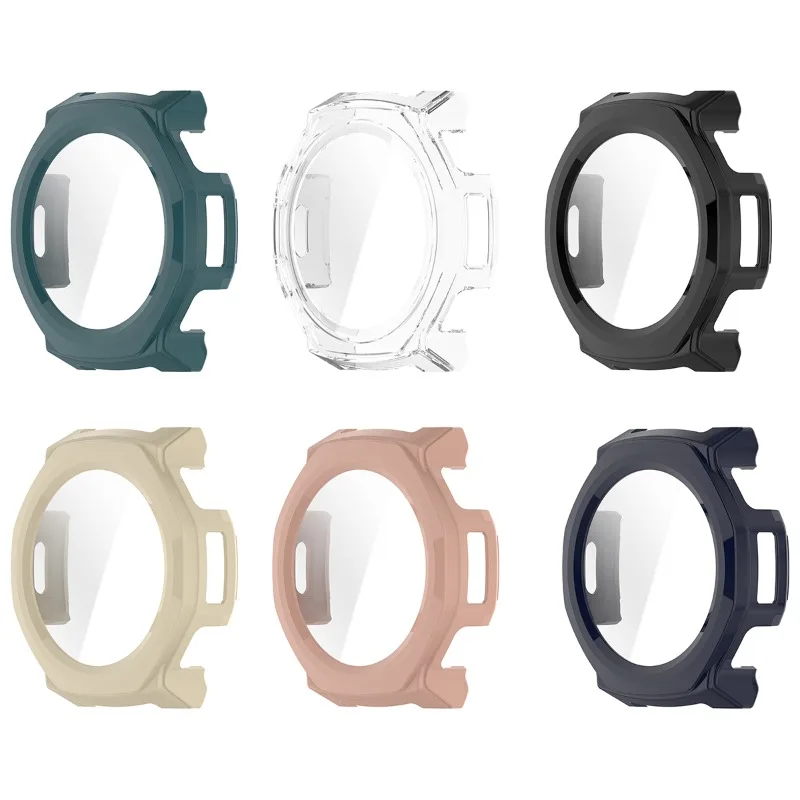 Tempered Glass Case Screen Protector For Amazfit T-REX 3 Pro Smart Watch Full Cover Bumper for Huami Trex3 Pro 44mm Accessoies view 6