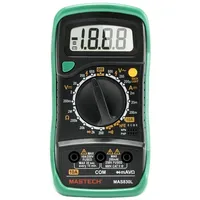 MASTECH MAS830L Mini Handheld LCD Display Digital Multimeter DC Current Tester Backlight Data Hold Continuity Diode hFE Test