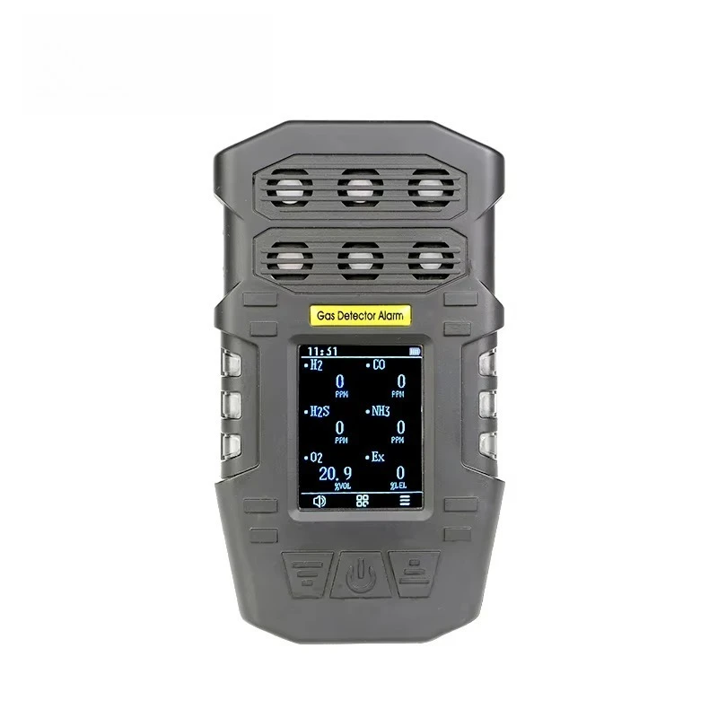 

Industrial Ex plosive Poisonous Confined Space O2 Oxygen 5 Gas Multigas Portable Gas Detector