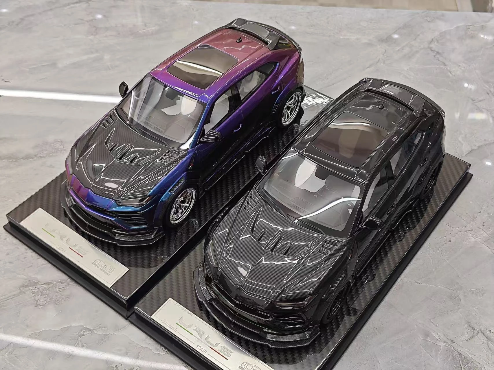 

UU 1:18 Urus LB Simulation, ограниченная серия, смола, металлическая статическая модель автомобиля, игрушка в подарок