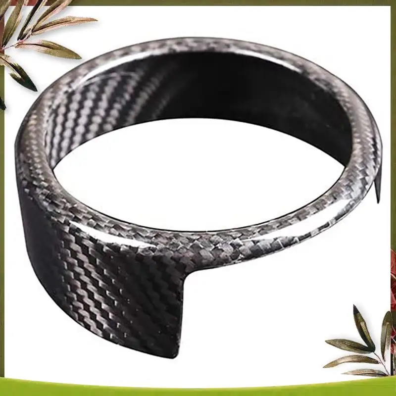 

NEW Carbon Fiber Rear Grille Front Grill Logo Decor Ring Black Trimmed Frame Fits For Alfa Romeo Giulia 2017-2020