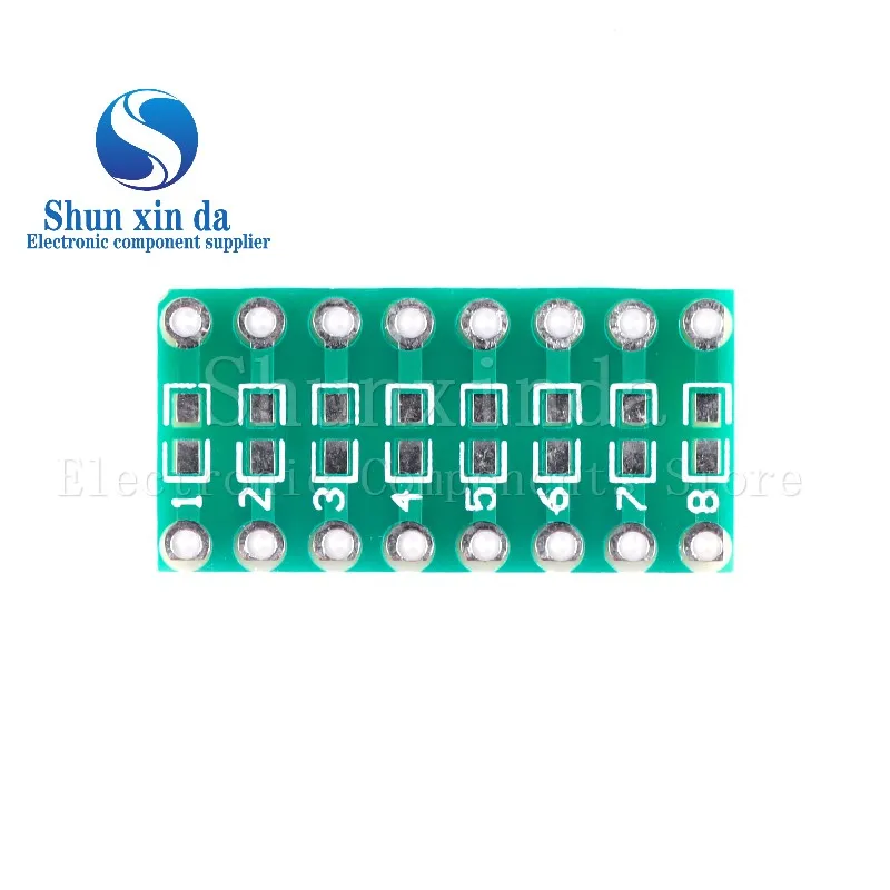 

10 шт. 0402 0603 0805 к DIP печатной плате переноса DIP-контактная плата шаг емкостного сопротивления переходная пластина переходная плата