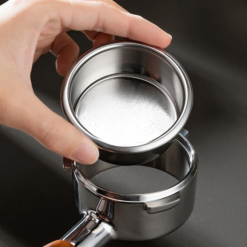 Coffee double powder bowl 58mm semi-automatic coffee machine accessories 18g24g precision powder bowl